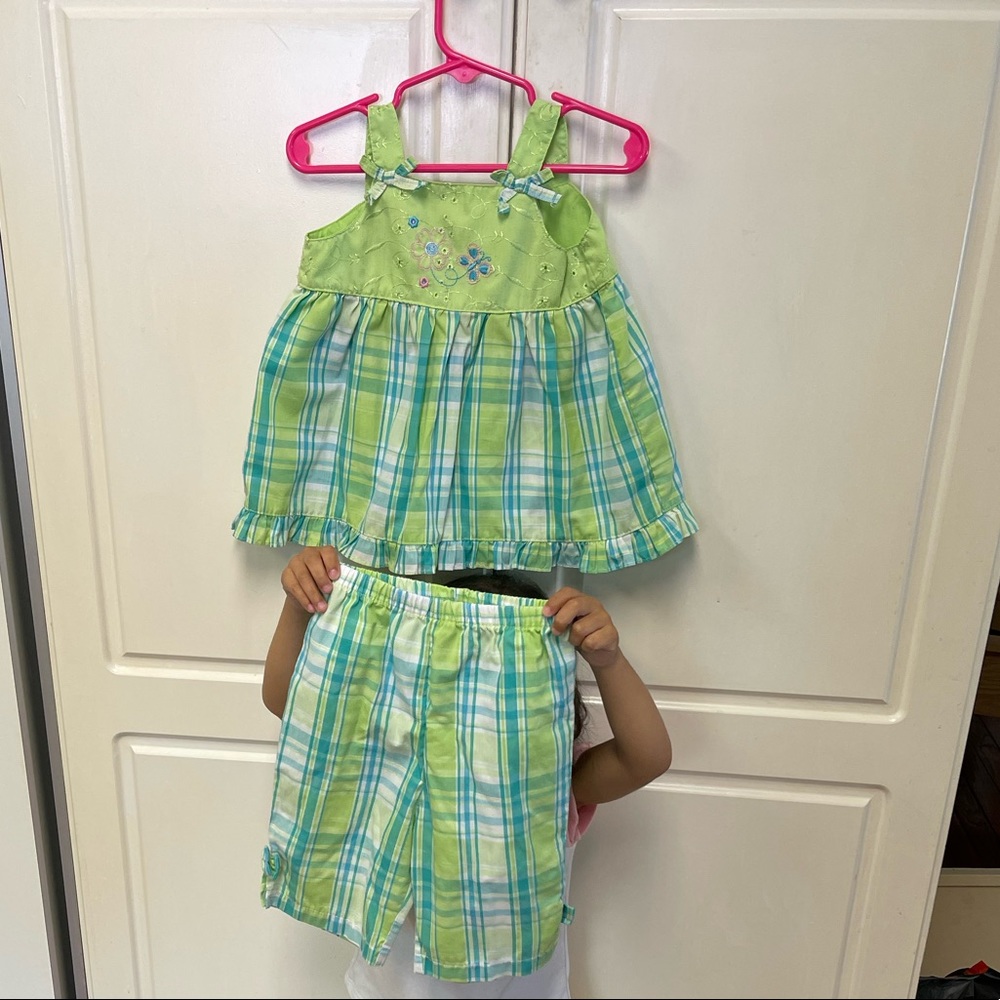 Fisher Price cotton shirt and shorts set